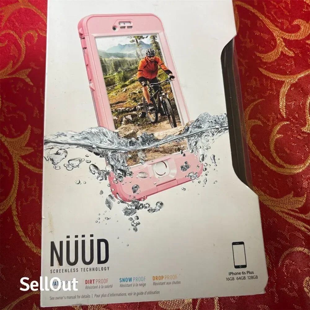 LifeProof NÜÜD Pink Cheetah Case for iPhone 6s Plus Waterproof Proof